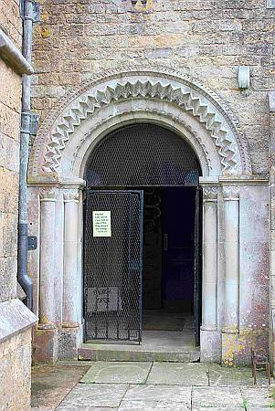 Calbourne - Norman Door Detail